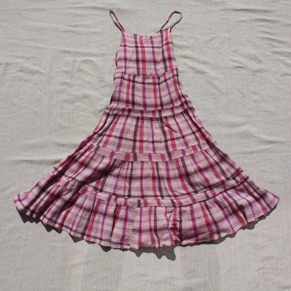 Gap Kids Casual Plaid Dress